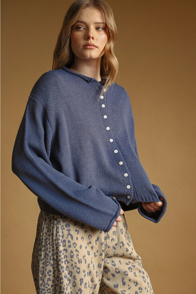 Miou Muse | Gina Cardigan - Nightfall | Sweetest Stitch Boutique RVA