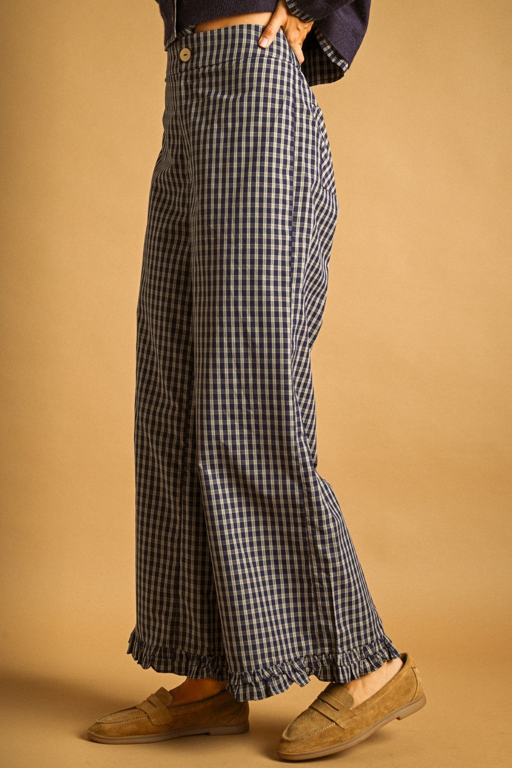 Miou Muse | Sydney Wide Leg Gingham Pants | Sweetest Stitch RVA