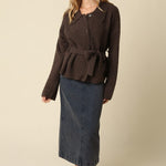 Olivaceous | Meg Belted Sweater | Sweetest Stitch Boutique Richmond