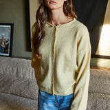 By Together | Butter Yellow Cardigan Sweater | Sweetest Stitch