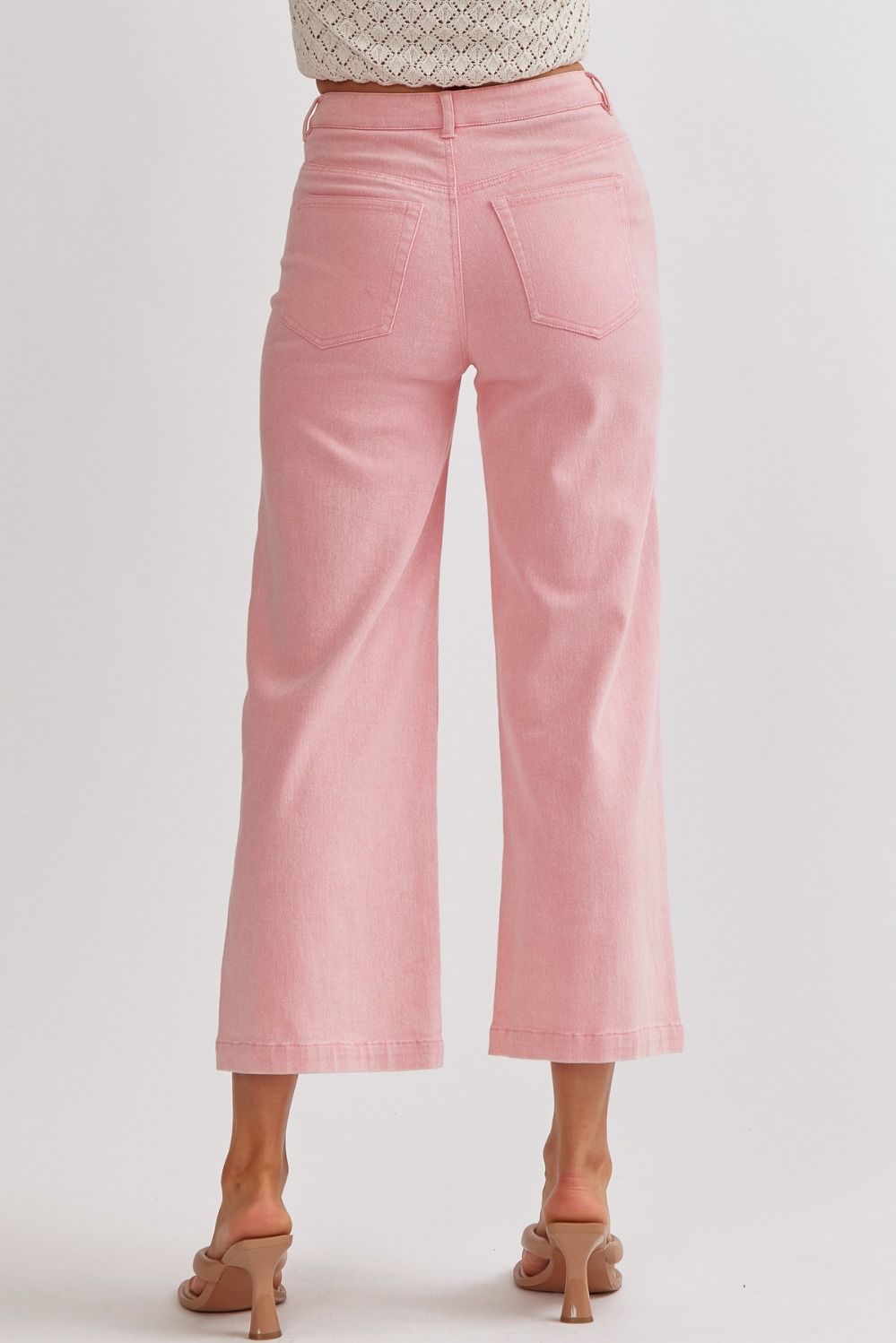 Entro | Pink Wide Leg Pants | Sweetest Stitch Women's Boutique