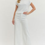 Entro | Emma Wide Leg Seam Jeans | Sweetest Stitch Boutique RVA