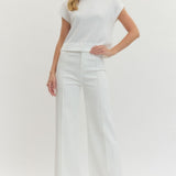 Entro | Emma Wide Leg Seam Jeans | Sweetest Stitch Boutique RVA