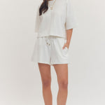 Entro | Johnna Embroidered Shorts | Sweetest Stitch Boutique RVA