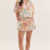Entro | Miranda Floral Skort | Sweetest Stitch Boutique Richmond VA