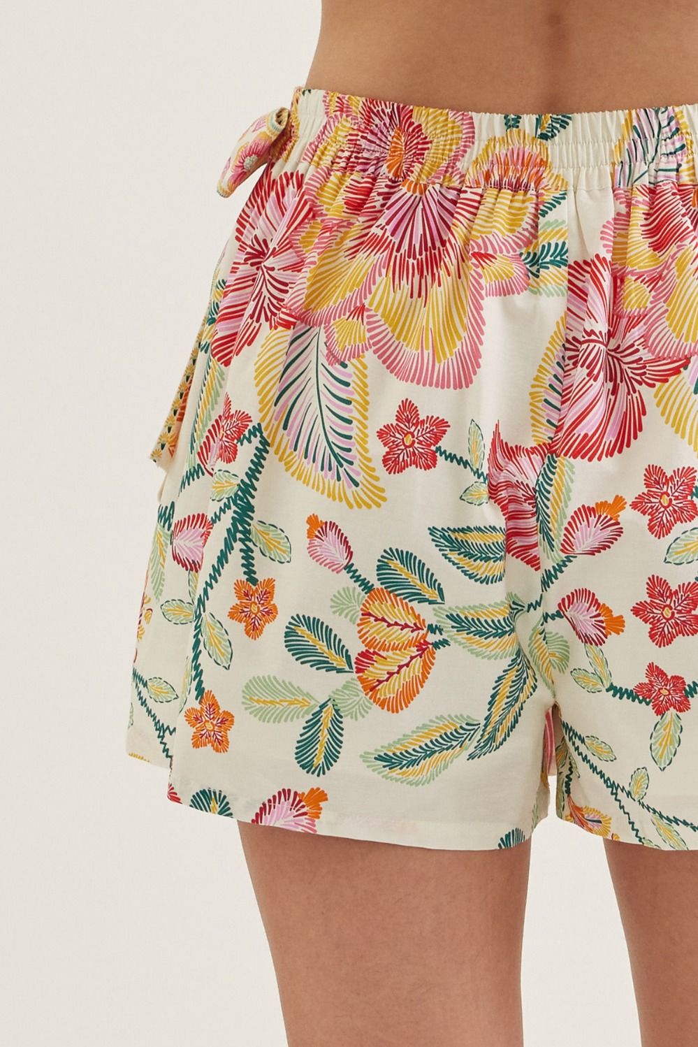 Entro | Miranda Floral Skort | Sweetest Stitch Boutique Richmond VA