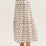 Entro | Kiley Polka Dot Midi Skirt | Sweetest Stitch Boutique Richmond