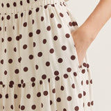 Entro | Kiley Polka Dot Midi Skirt | Sweetest Stitch Boutique Richmond