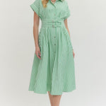 Entro | Shirley Striped Midi Dress | Sweetest Stitch Boutique Richmond