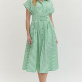 Entro | Shirley Striped Midi Dress | Sweetest Stitch Boutique Richmond