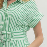 Entro | Shirley Striped Midi Dress | Sweetest Stitch Boutique Richmond