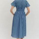 Entro | Shelly Striped Midi Dress | Sweetest Stitch Boutique Richmond