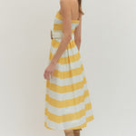Entro | Giselle Striped Midi Dress | Sweetest Stitch Boutique Richmond