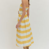 Entro | Giselle Striped Midi Dress | Sweetest Stitch Boutique Richmond