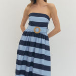 Entro | Giselle Striped Strapless Dress | Sweetest Stitch Boutique RVA