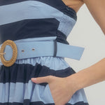 Entro | Giselle Striped Strapless Dress | Sweetest Stitch Boutique RVA