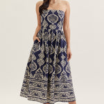 Entro | Caitlin Strapless Midi Dress | Sweetest Stitch Boutique RVA