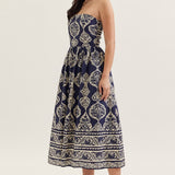 Entro | Caitlin Strapless Midi Dress | Sweetest Stitch Boutique RVA