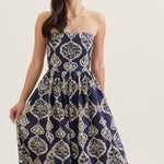 Entro | Caitlin Strapless Midi Dress | Sweetest Stitch Boutique RVA