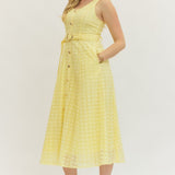 Entro | Dylan Eyelet Midi Dress | Sweetest Stitch Boutique Richmond