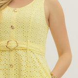 Entro | Dylan Eyelet Midi Dress | Sweetest Stitch Boutique Richmond