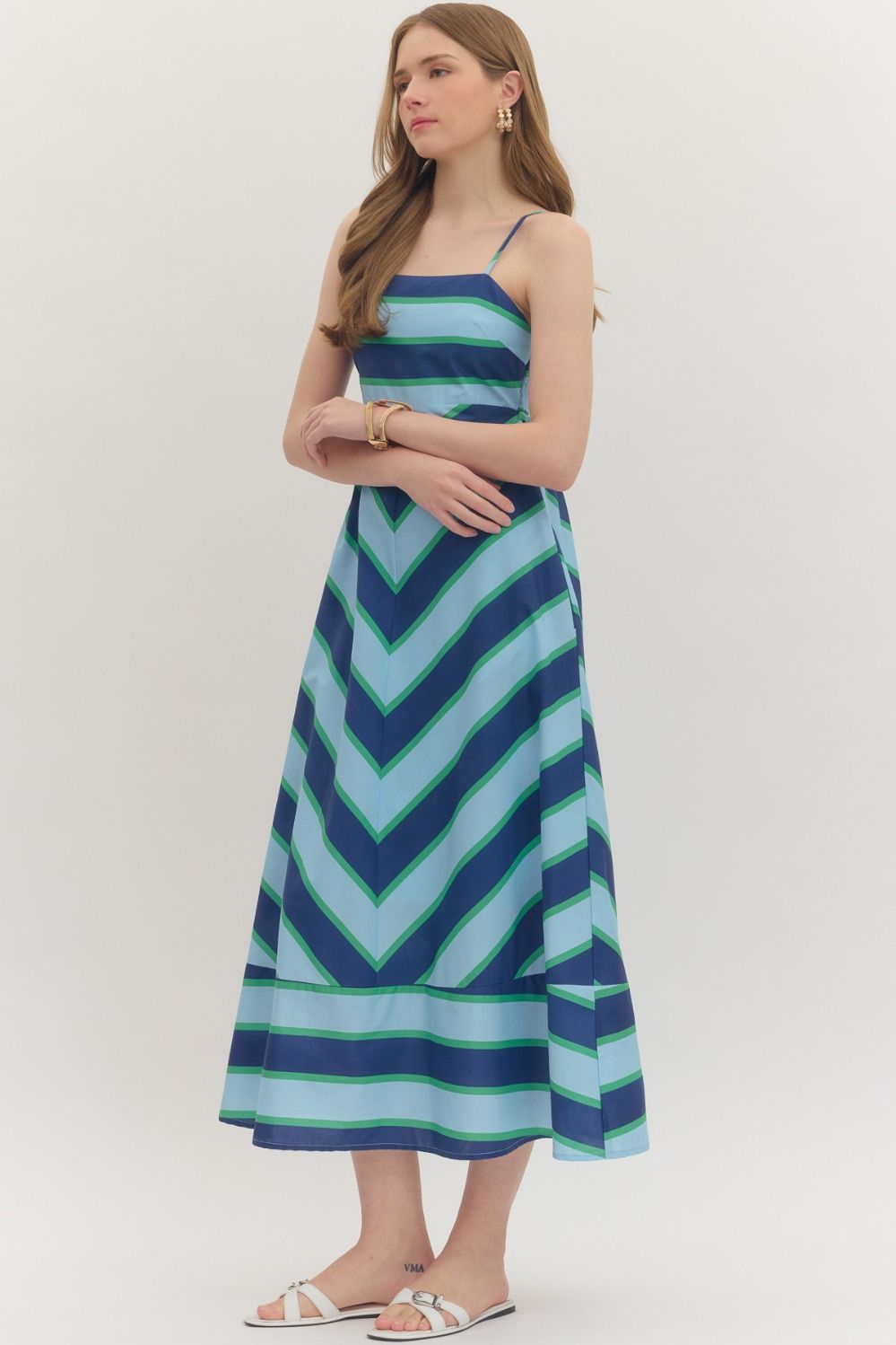 Entro | Darlene Sleeveless Midi Dress