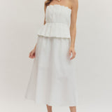 Entro | Corinne Strapless Midi Dress | Sweetest Stitch Boutiue RVA