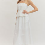 Entro | Corinne Strapless Midi Dress | Sweetest Stitch Boutiue RVA