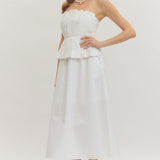 Entro | Corinne Strapless Midi Dress | Sweetest Stitch Boutiue RVA