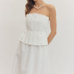 Entro | Corinne Strapless Midi Dress | Sweetest Stitch Boutiue RVA