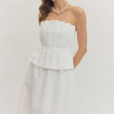 Entro | Corinne Strapless Midi Dress | Sweetest Stitch Boutiue RVA