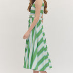 Entro | Leia Striped Midi Dress | Sweetest Stitch Boutique Richmond