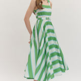 Entro | Leia Striped Midi Dress | Sweetest Stitch Boutique Richmond