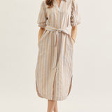 Entro | Bea Striped Midi Dress | Sweetest Stitch Boutique Richmond VA