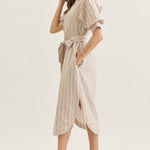 Entro | Bea Striped Midi Dress | Sweetest Stitch Boutique Richmond VA