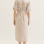 Entro | Bea Striped Midi Dress | Sweetest Stitch Boutique Richmond VA