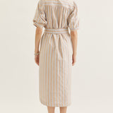 Entro | Bea Striped Midi Dress | Sweetest Stitch Boutique Richmond VA