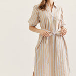Entro | Bea Striped Midi Dress | Sweetest Stitch Boutique Richmond VA