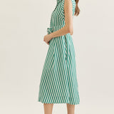 Entro | Tristen Striped Midi Dress | Sweetest Stitch Boutique Richmond