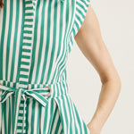 Entro | Tristen Striped Midi Dress | Sweetest Stitch Boutique Richmond