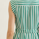 Entro | Tristen Striped Midi Dress | Sweetest Stitch Boutique Richmond