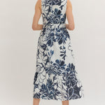 Entro | Marie Floral Sleeveless Midi Dress | Sweetest Stitch Boutique 