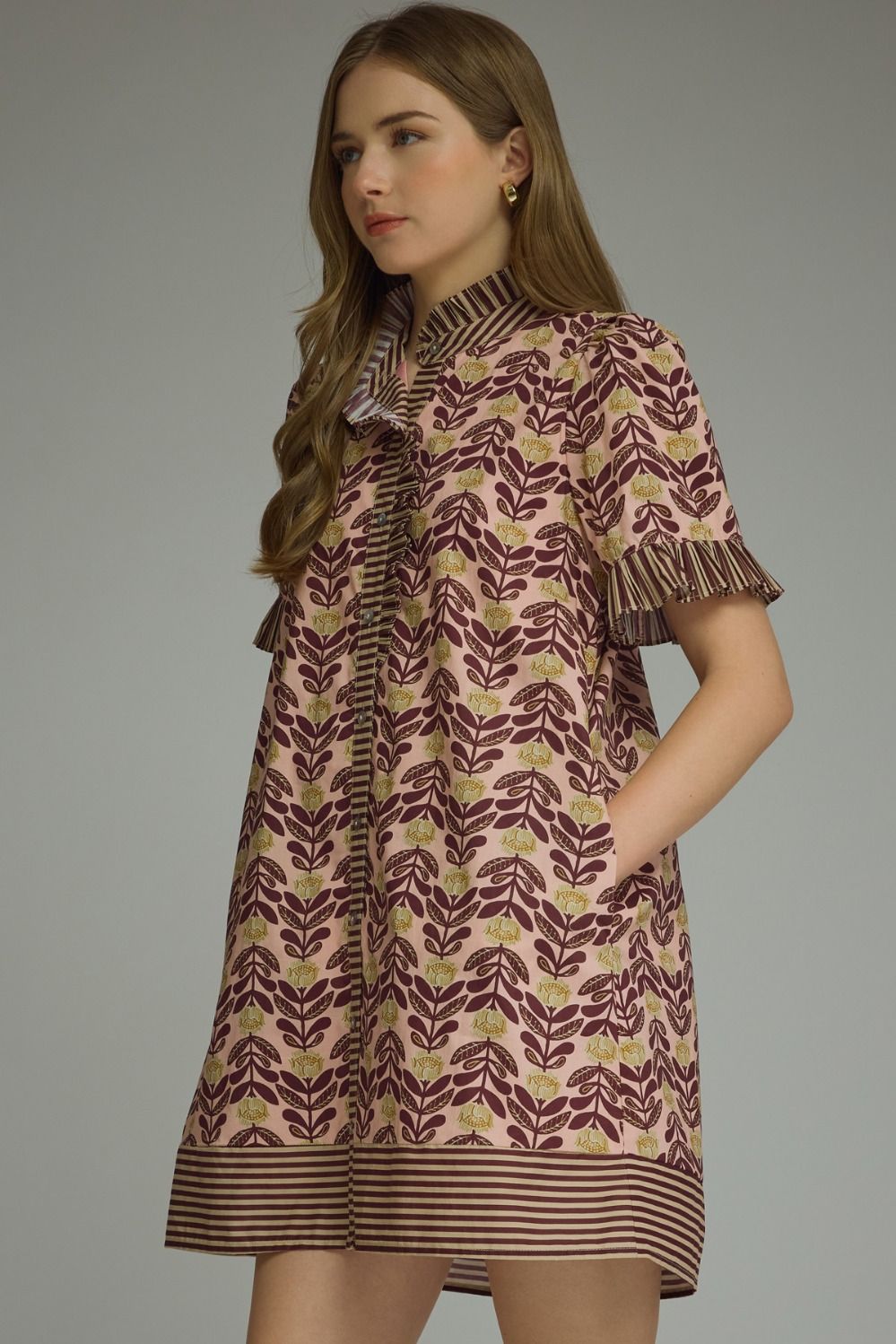 Entro | Abigail Floral Mini Dress | Sweetest Stitch Boutique Richmond
