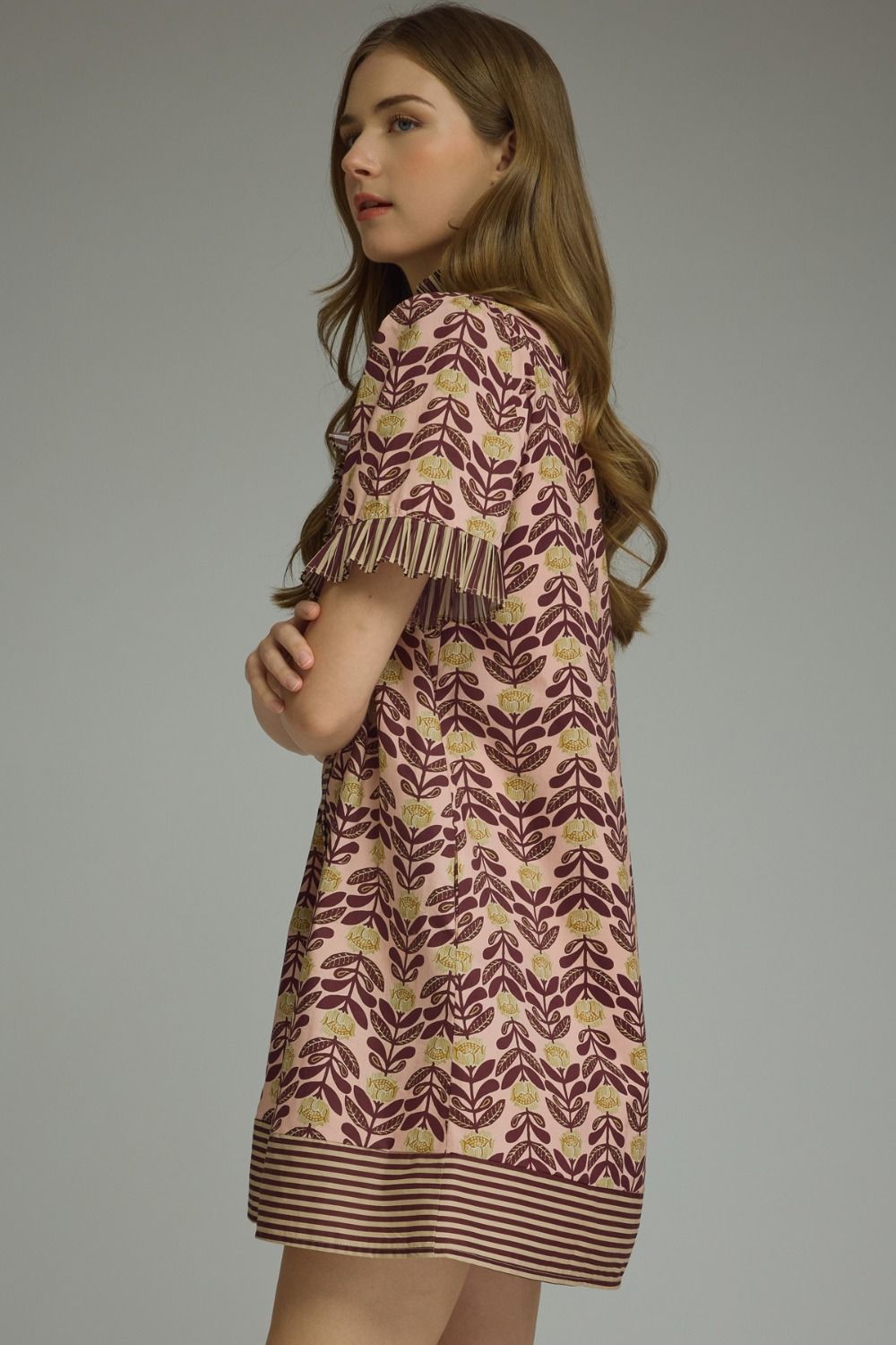 Entro | Abigail Floral Mini Dress | Sweetest Stitch Boutique Richmond