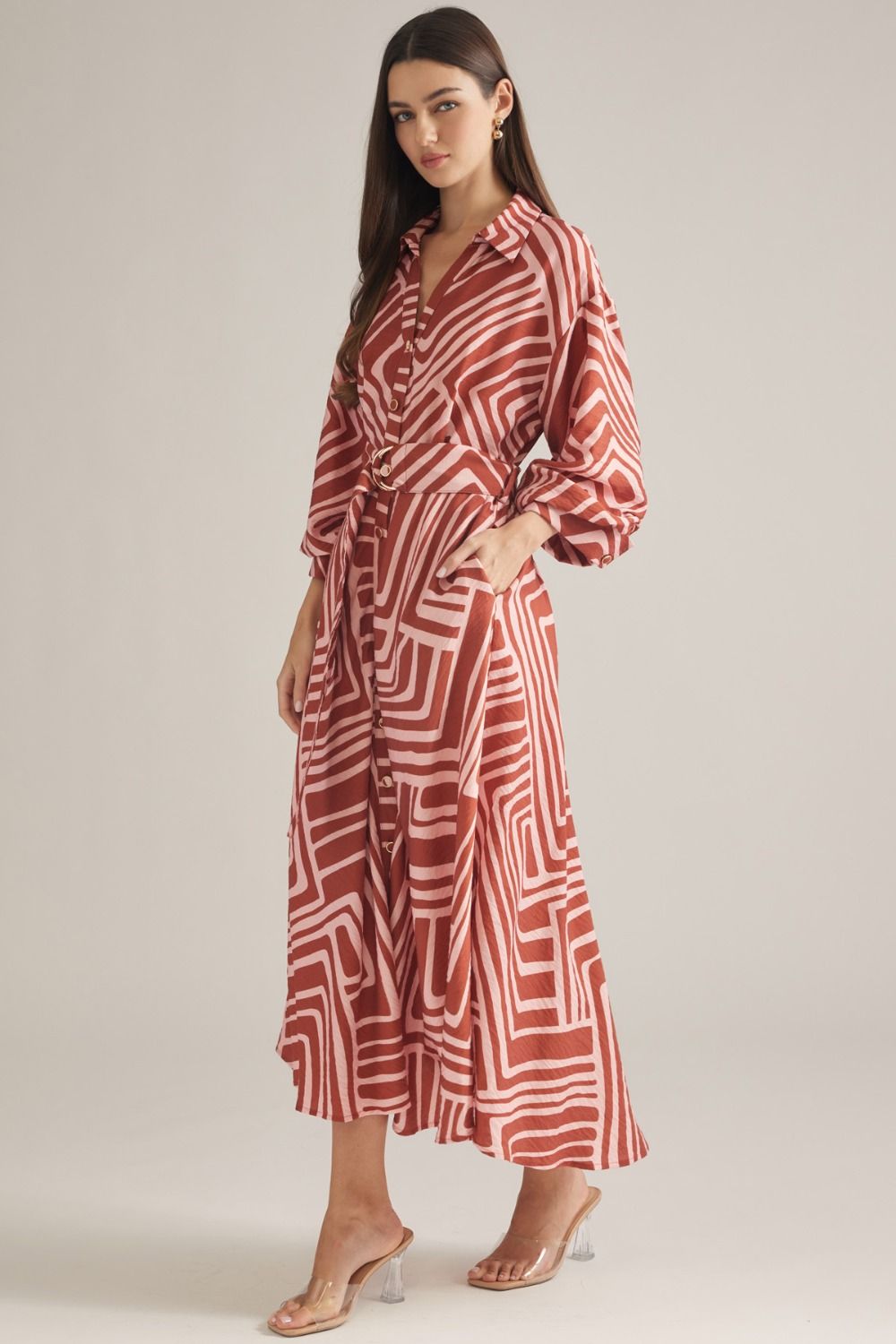 Entro | Samantha Midi Dress | Sweetest Stitch Boutique Richmond VA