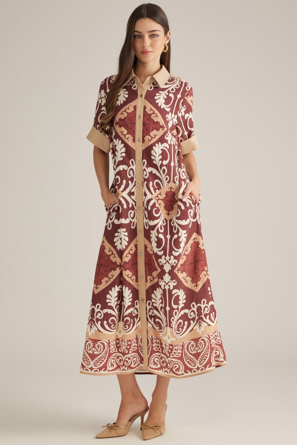Entro | Lexie Midi Dress | Sweetest Stitch Boutique Richmond VA