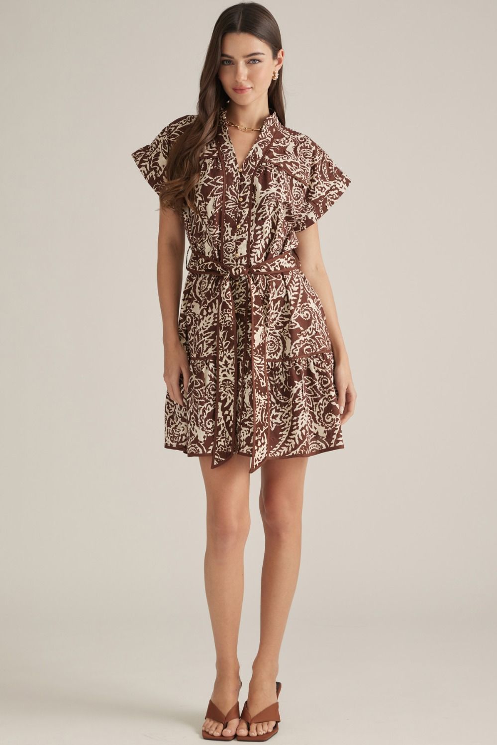 Entro | Grace Paisley Mini Dress | Sweetest Stitch Boutique Richmond