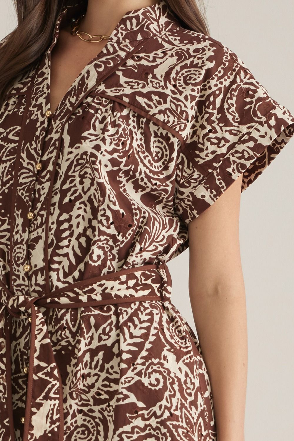 Entro | Grace Paisley Mini Dress | Sweetest Stitch Boutique Richmond