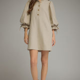 Entro | Lyla Mini Dress - Taupe | Sweetest Stitch Boutique Richmond VA
