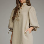 Entro | Lyla Mini Dress - Taupe | Sweetest Stitch Boutique Richmond VA